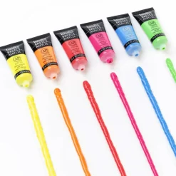 Liquitex® BASICS® Acrylic 6 Color Fluorescent Paint Set