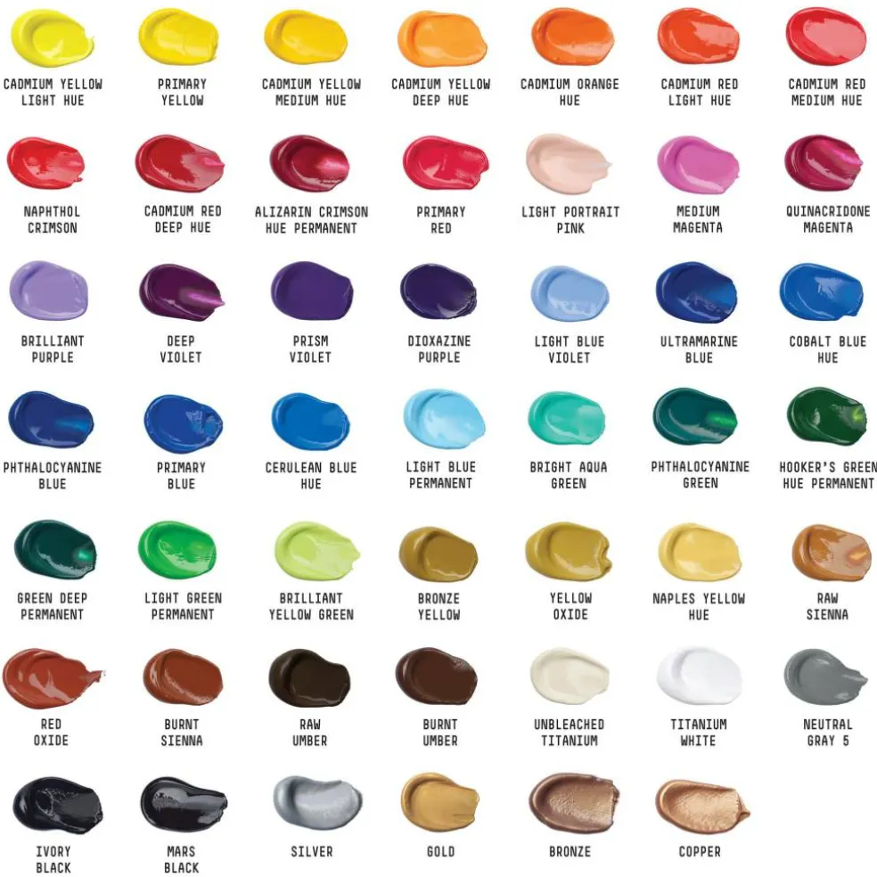 Liquitex® BASICS® Acrylic 48 Color Paint Set