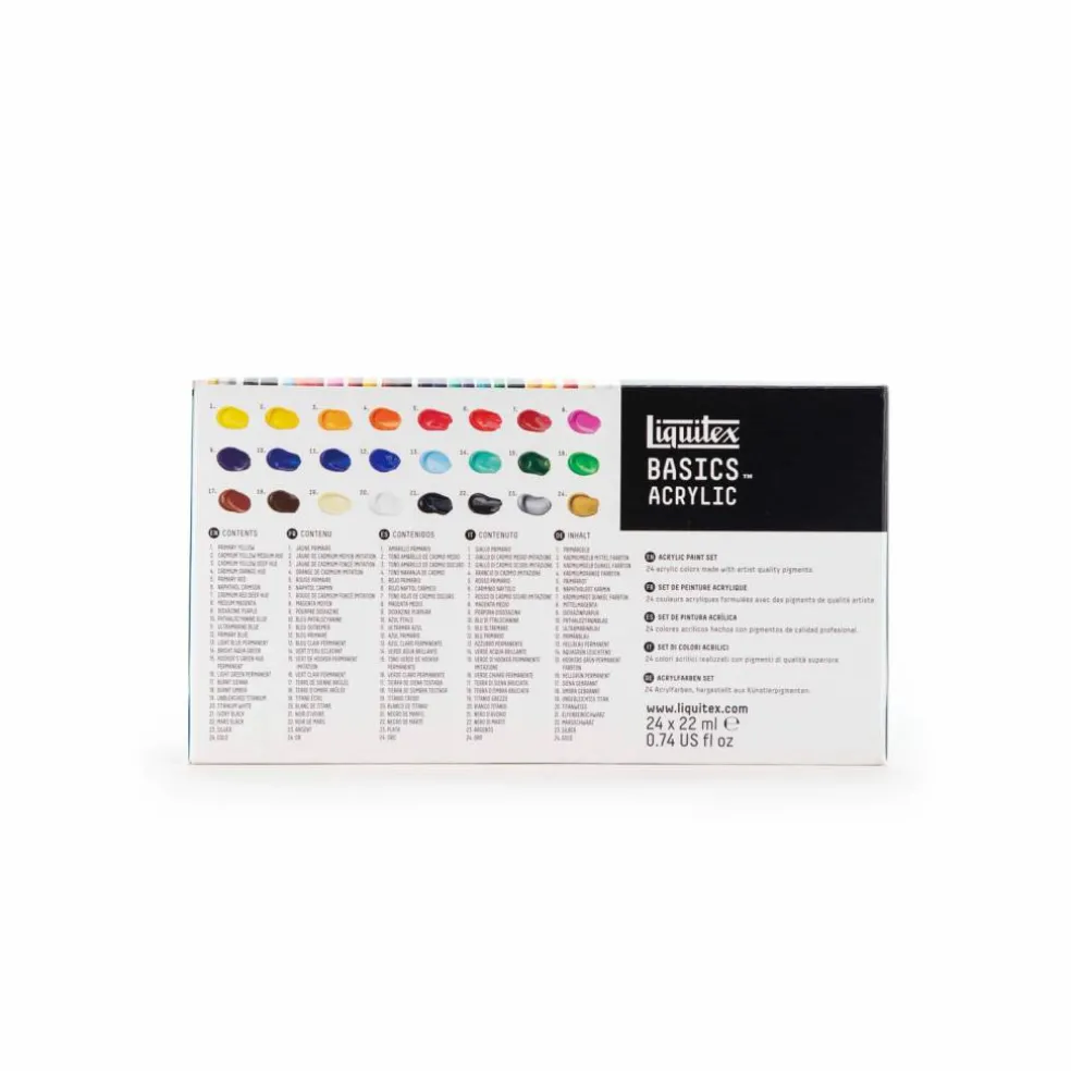 Liquitex® BASICS® Acrylic 24 Color Paint Set