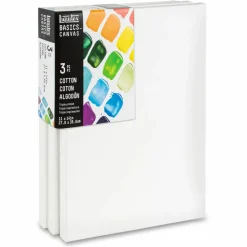 Liquitex® BASICS® 3 Pack Cotton Canvas Pack