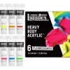 Liquitex® 6 Fluorescents Heavy Body Acrylic Paint Set