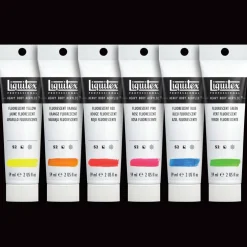 Liquitex® 6 Fluorescents Heavy Body Acrylic Paint Set