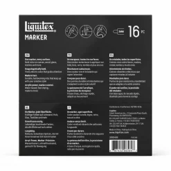 Liquitex® 2mm Expression 16 Color Marker Set