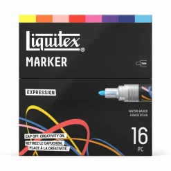 Liquitex® 2mm Expression 16 Color Marker Set