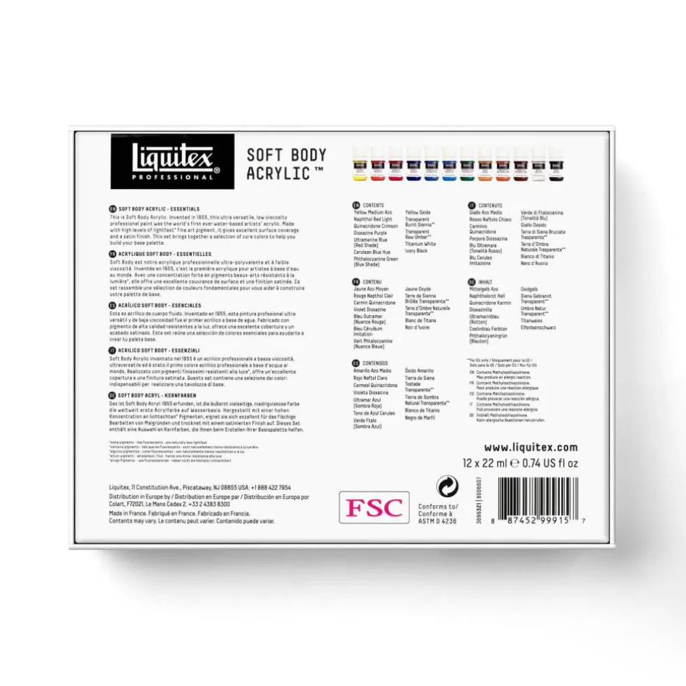 Liquitex® Professional Acrylic Soft Body Essentials Set