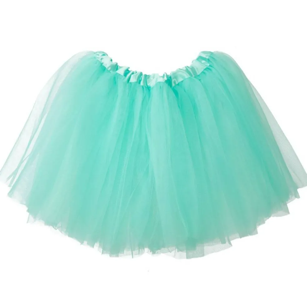 Little Girls Tutu 3-Layer Ballerina Turquoise