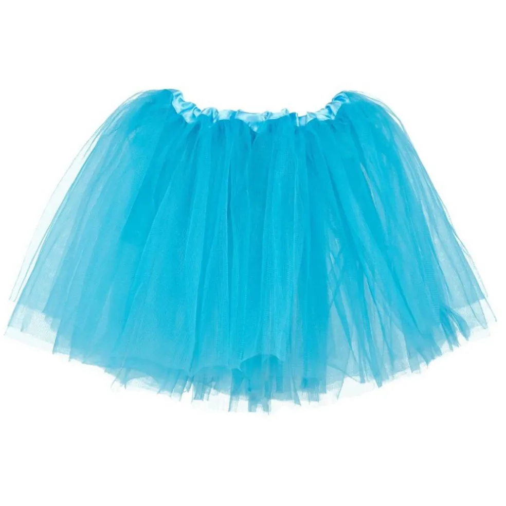 Little Girls Tutu 3-Layer Ballerina Turquoise