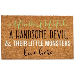 Little Monsters Live Here Door Mat