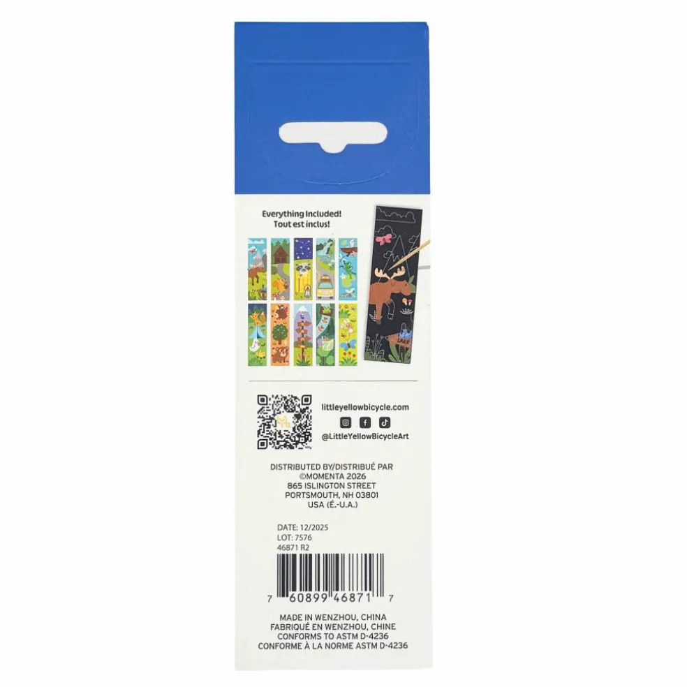 Little Yellow Bicycle® Outdoor Adventures Bookmark Scratch Art Pad