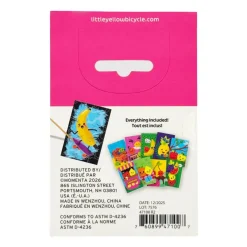 Little Yellow Bicycle® Picnic Basket Mini Scratch Art Pad Kit
