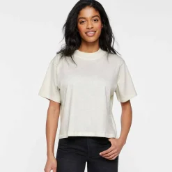 Live & Tell® Boxy Crew Women's Jersey T-Shirt