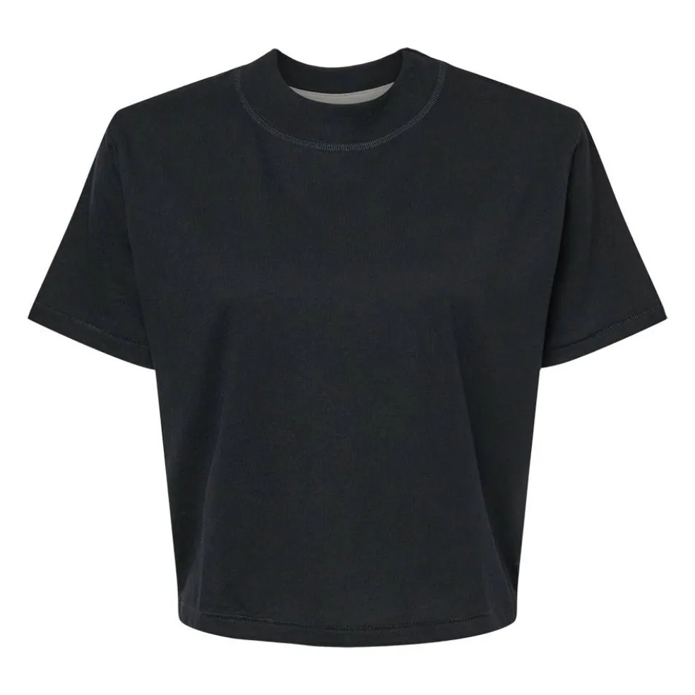 Live & Tell® Boxy Crew Women's Jersey T-Shirt