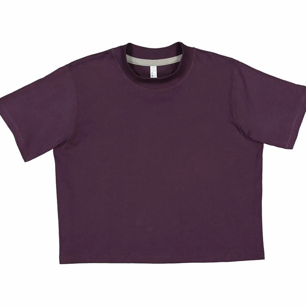 Live & Tell® Boxy Crew Women's Jersey T-Shirt