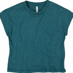 Live & Tell® Vintage Wash Crew Neck Drop Shoulder Jersey T-Shirt