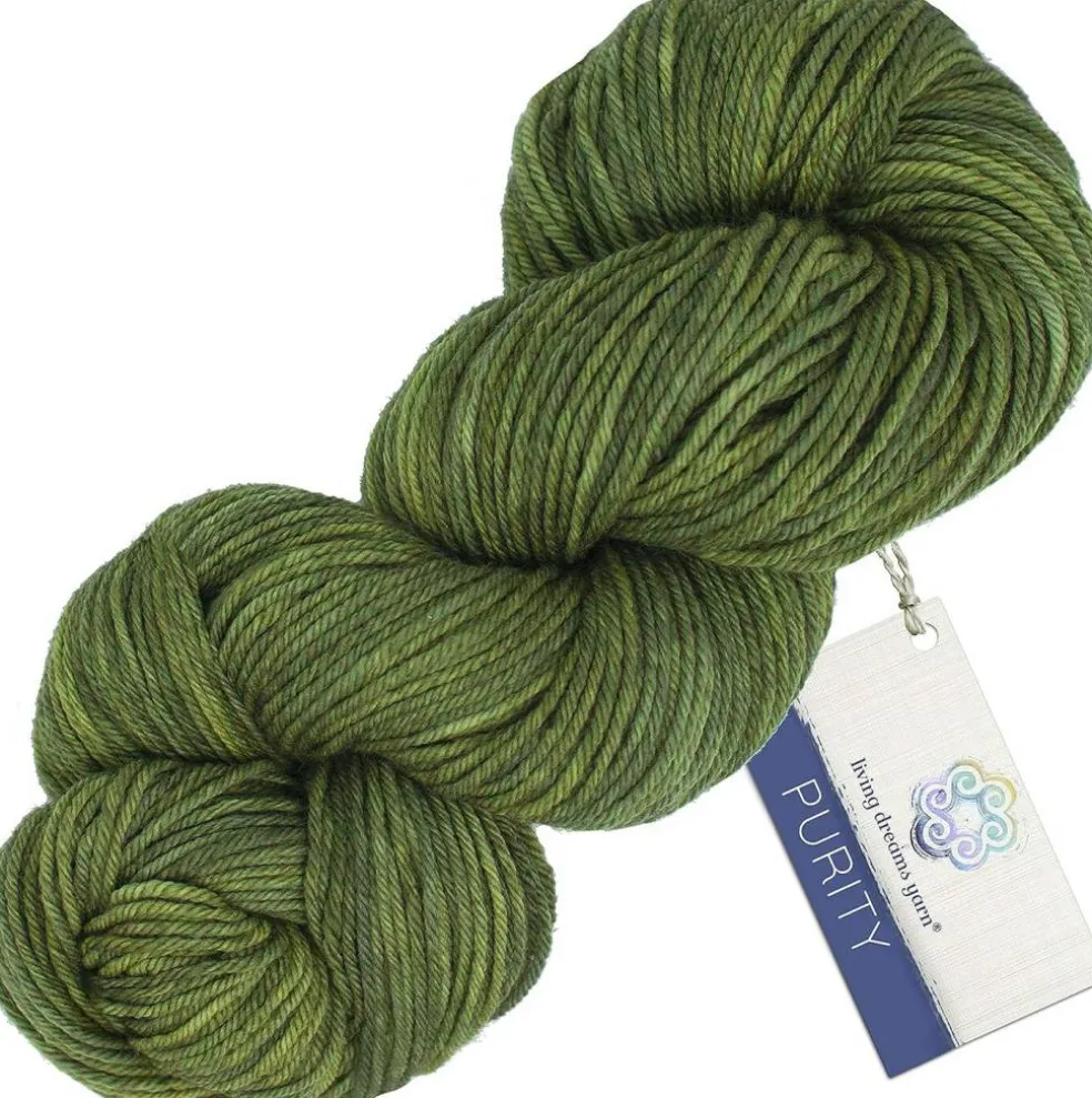 Living Dreams Purity: Organic Merino DK Yarn. Pacific Northwest Hand Dyed.