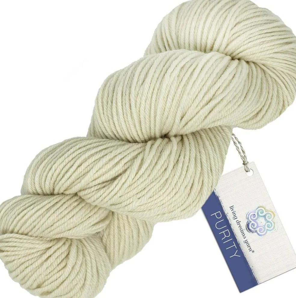 Living Dreams Purity: Organic Merino DK Yarn. Pacific Northwest Hand Dyed.