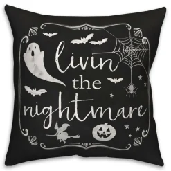 Livin The Nightmare Throw Pillow
