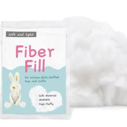 LOKUNN 100g/3.5oz Polyester Fiber Fill, Stuffing Pillow Filling Stuffing Cushion Filling, Batting High Resilience Fill Fiber, Stuffing for Stuffed Animals/DIY Crafts