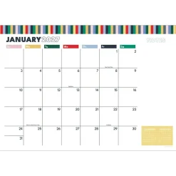 2027 Long Weekend Medium Desk Pad Monthly Blotter Calendar