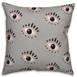 18" Looking Eyes Indoor/Outdoor Pillow