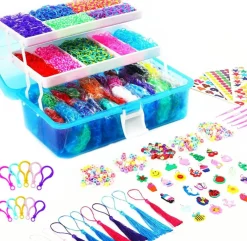 Loom Rubber Bands Bracelet Kit - 15,000+ Bands for DIY Crafting