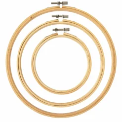 Loops & Threads™ Bamboo Hoop Set
