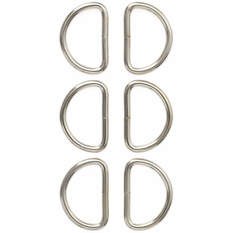 Loops & Threads™ Metal D-Rings, 3/4"
