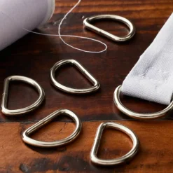 Loops & Threads™ Metal D-Rings, 3/4