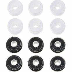 Loops & Threads™ Reusable Bobbins, Black & White
