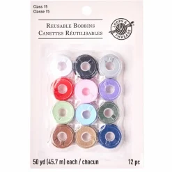 Loops & Threads™ Reusable Bobbins, Assorted Colors
