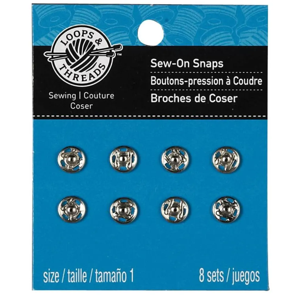 Loops & Threads™ Sew-On Snaps