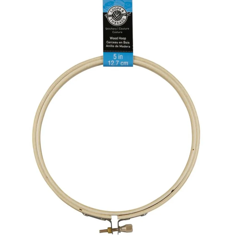 Loops & Threads™ Wooden Embroidery Hoop