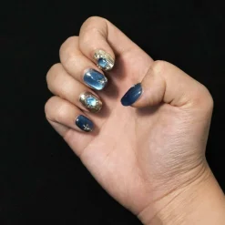 Love Scratch - Trendy Handmade Press-on Nails with Glossy Finish - 10 Piece