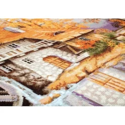 Luca-S Autumn Landscape Counted Cross Stitch Kit