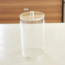Lucite Cookie Jar with Laser Cut LId