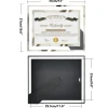 LUCKYLIFE 8.5x11 Picture Frame Glass Certificate Document Frame for Tabletop Display, 1 Pack