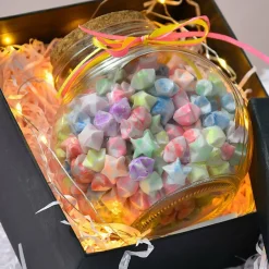 Luminous star paper strips, origami strips (20 colors/600 sheets)