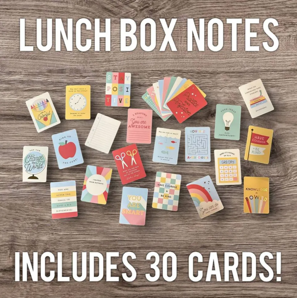 Lunch Box Note Cards / Thank you Cards