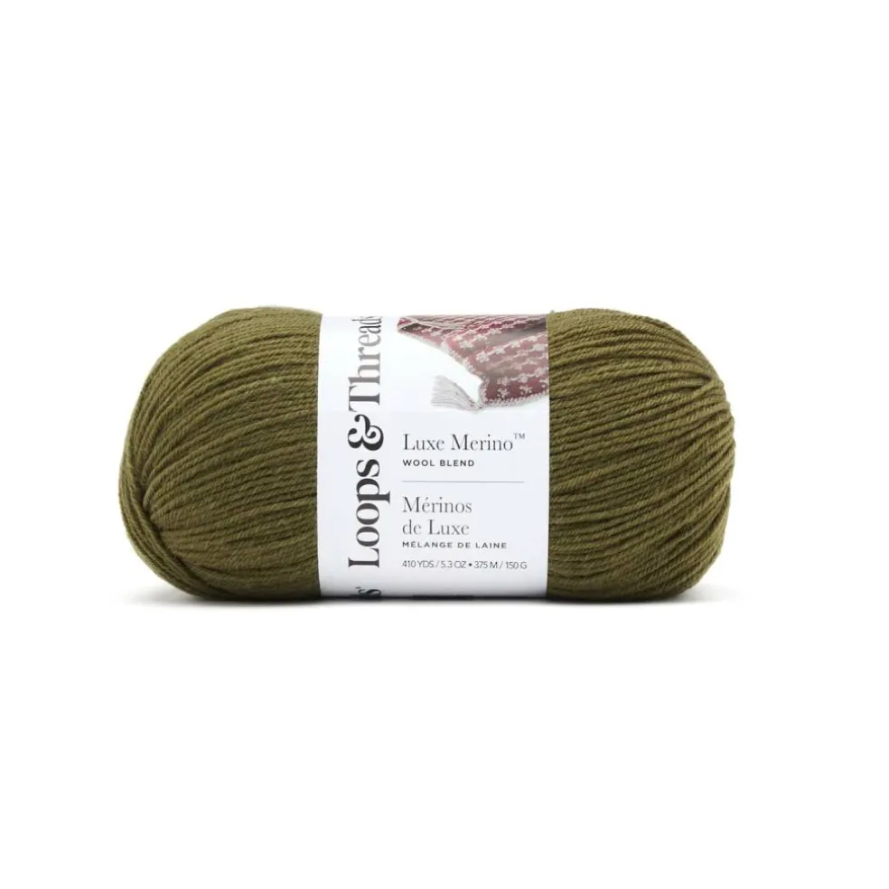 Luxe Merino™ Solid Yarn by Loops & Threads®
