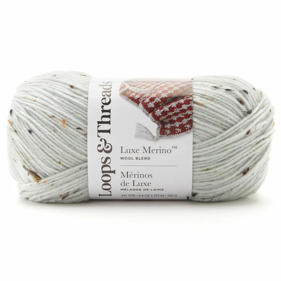 Luxe Merino™ Tweed Yarn by Loops & Threads®