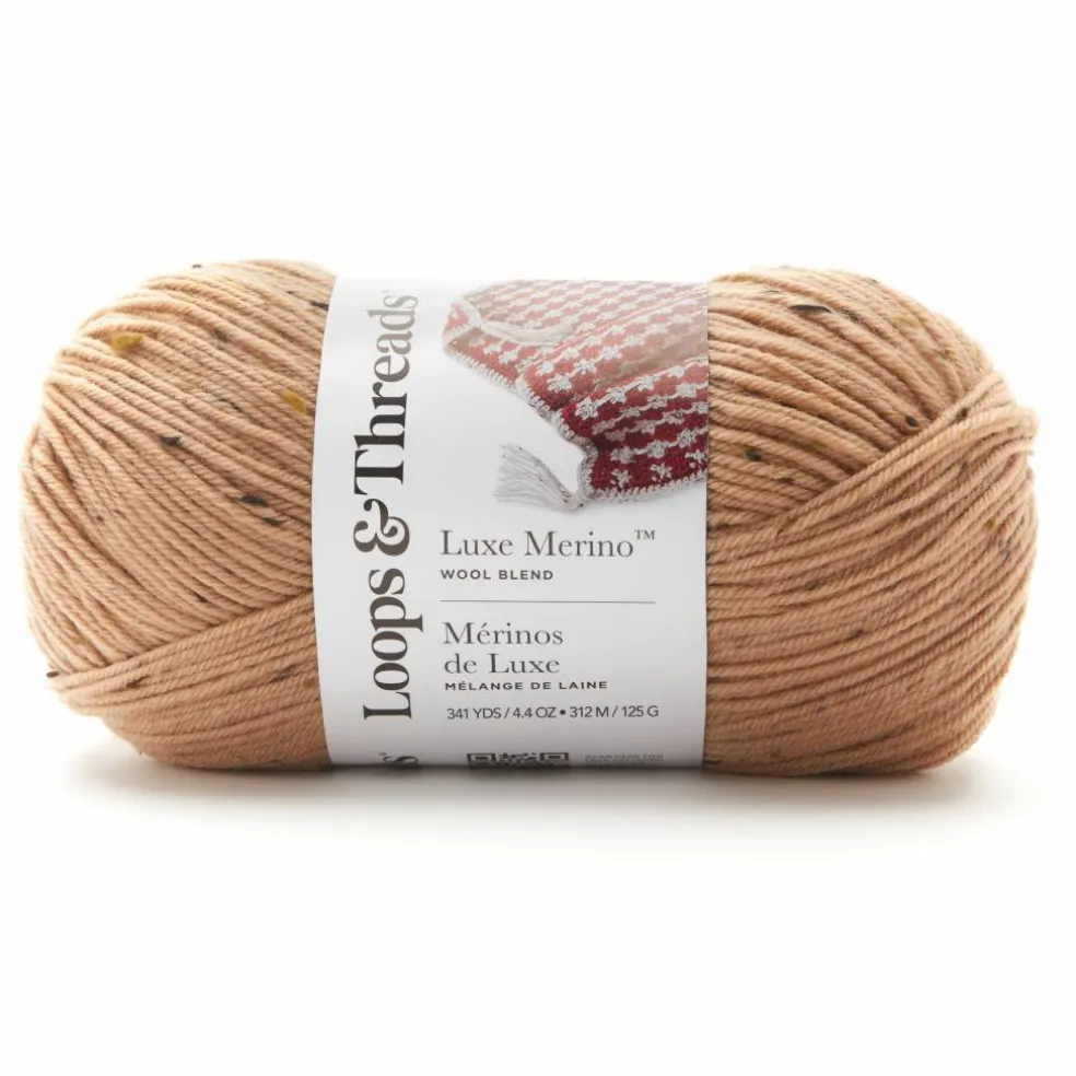 Luxe Merino™ Tweed Yarn by Loops & Threads®