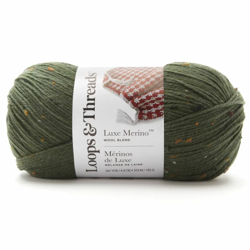 Luxe Merino™ Tweed Yarn by Loops & Threads®