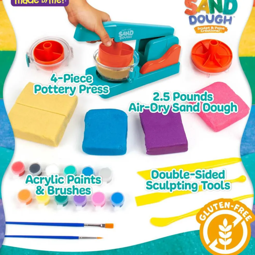 Made By Me!® Sand Dough Pottery Press