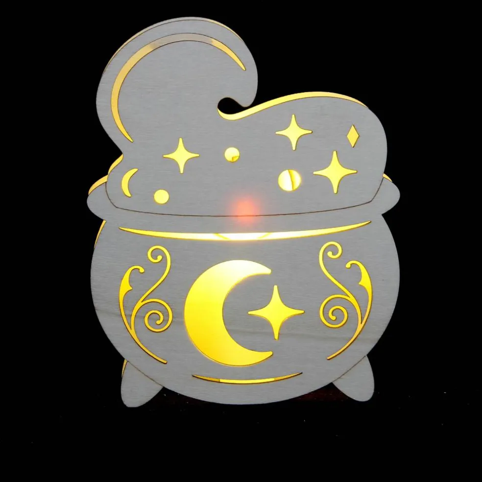 6.75" Magic Cauldron DIY LED Wood Décor by Make Market®