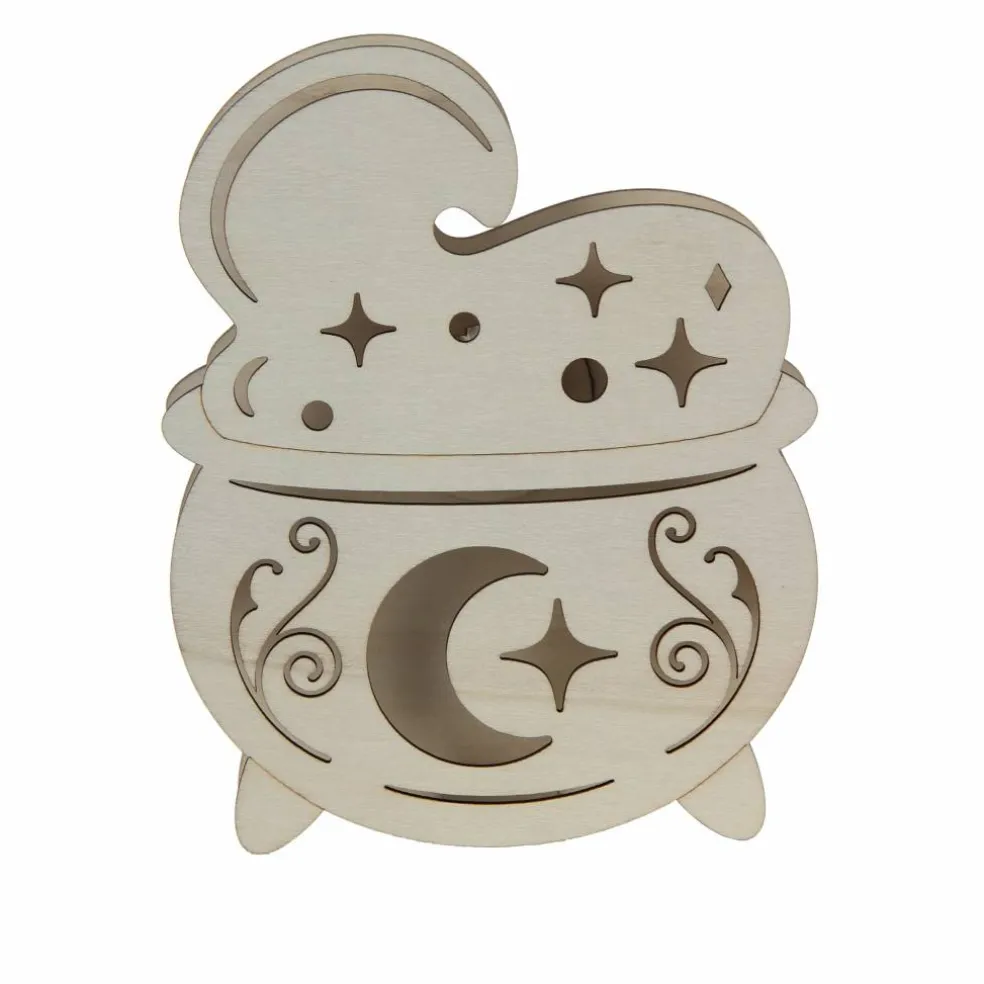 6.75" Magic Cauldron DIY LED Wood Décor by Make Market®