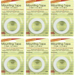 Magic Mounts® 1" x 48" Removable Mounting Tape Rolls, 6ct.