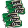 Magnetic Whiteboard Eraser, Boho Style Leaves with Border, 2" x 5", Pack of 6