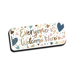Magnetic Whiteboard Eraser, Everyone is Welcome