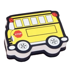 Magnetic Whiteboard Eraser, School Bus