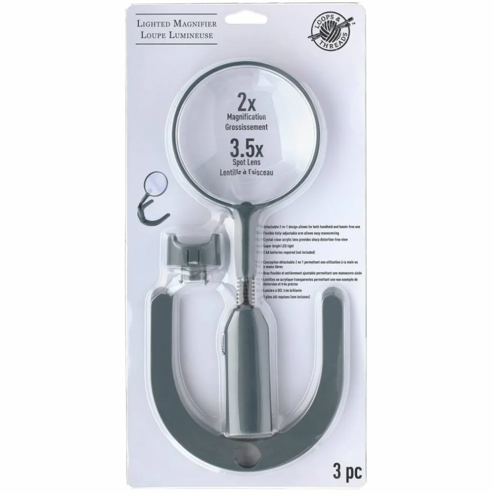 Magnifier Stand with Lamp by Loops & Threads®